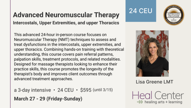 Advanced NMT - Lisa Greene